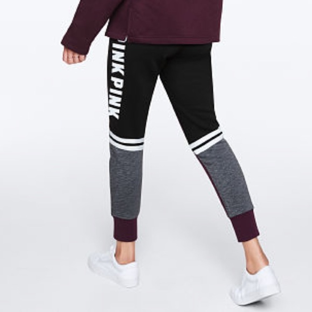 PINK sweatpants high waist skinny joggers